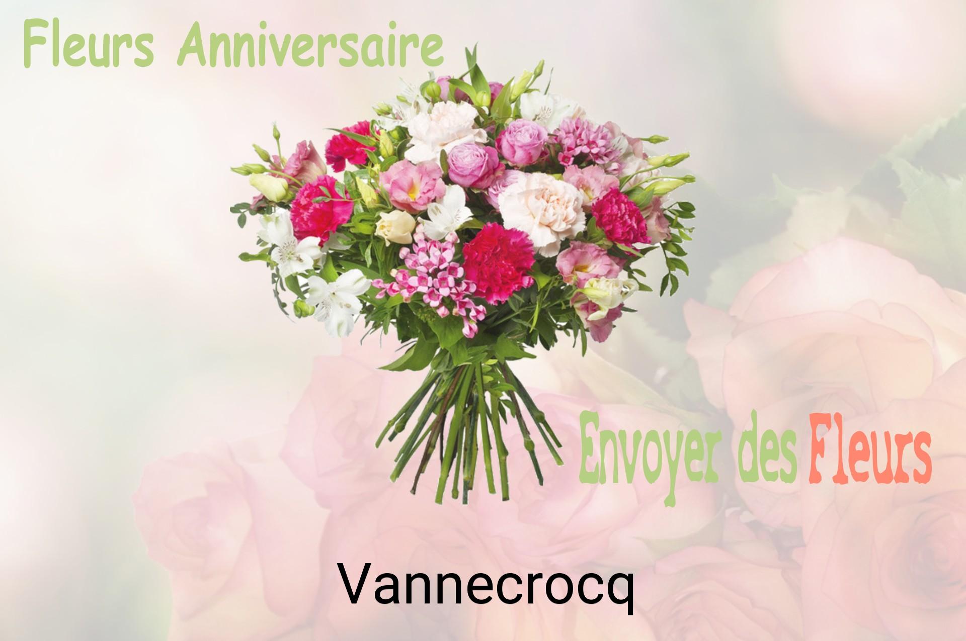 Bouquet de fleurs d’anniversaire livré à Vannecrocq